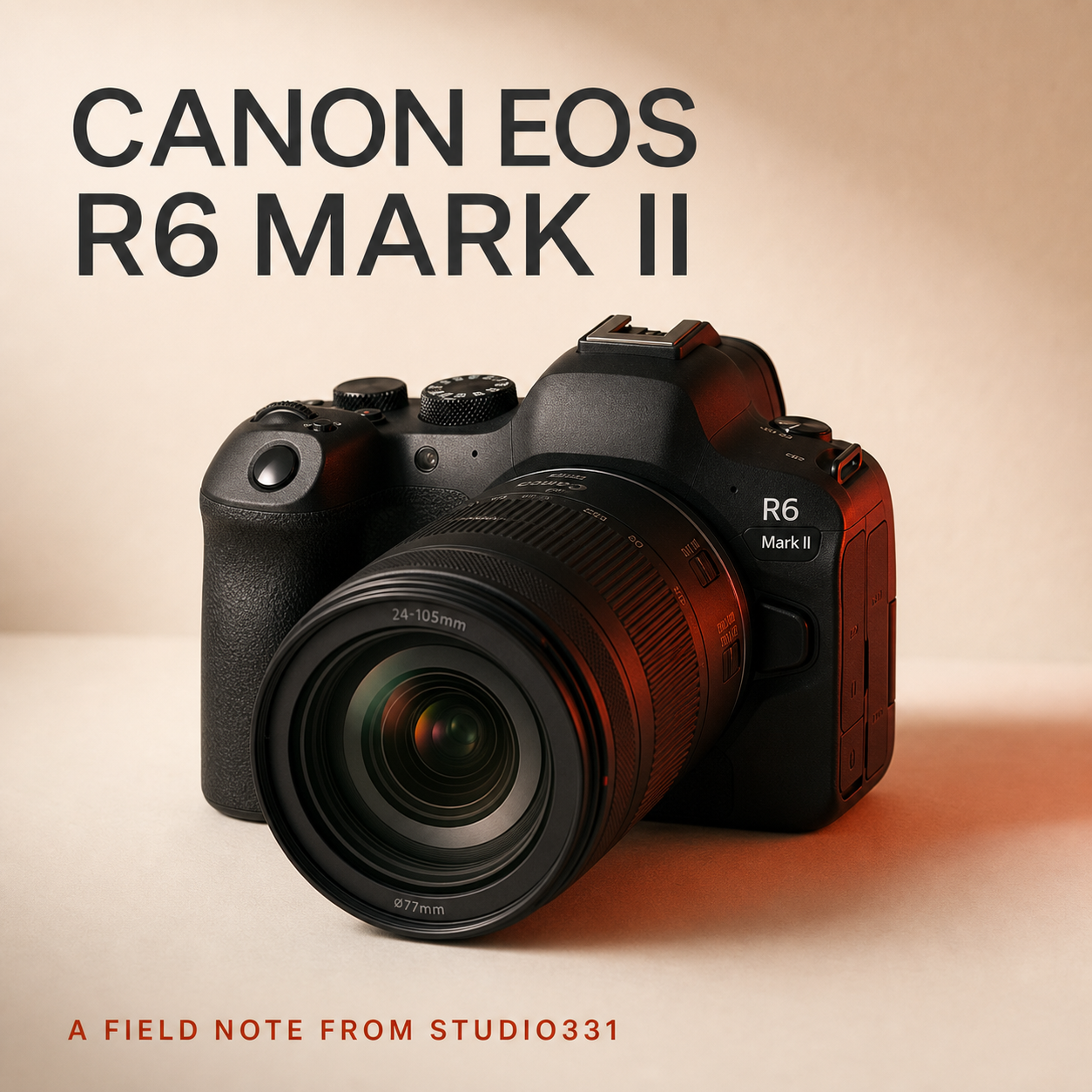 Canon EOS R6 Mark II editorial field-note graphic